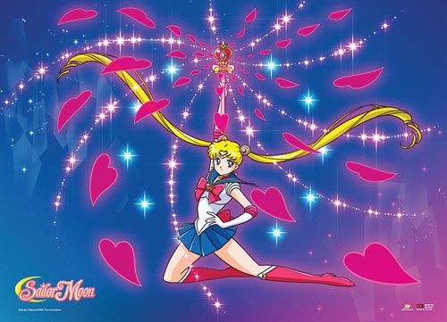 Sailor Moon - Moon Spiral Heart Attack Wallscroll