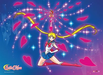 Sailor Moon - Moon Spiral Heart Attack Wallscroll