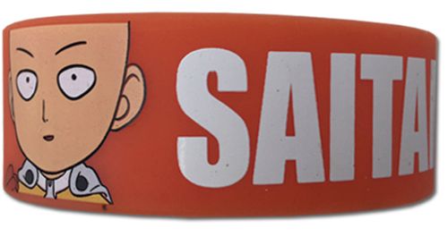One Punch Man - Saitama Pvc Wristband