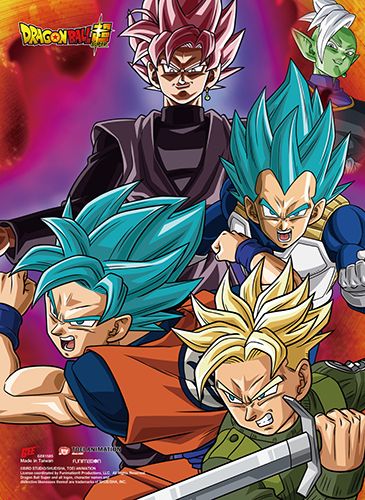 Dragon Ball Super - Future Trunks Group Ss Wall Scroll