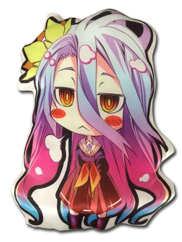 No Game No Life - Sd Shiro Plush Pillow 14''H