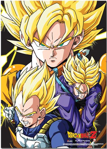 Dragon Ball Z Crew Wallscroll