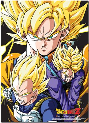 Dragon Ball Z Crew Wallscroll