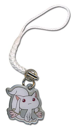 Madoka Magica Kyubey Cellphone Charm