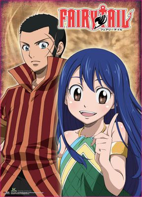 Fairy Tail - Wendy & Doranbolt Wall Scroll
