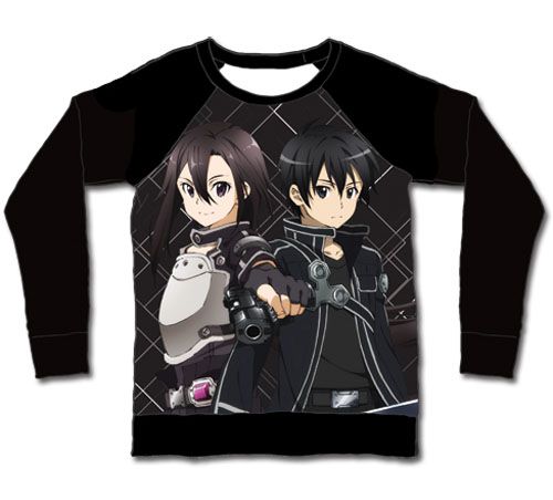 Sword Art Online Ii - Kirito And Kirito Sublimation Long Sleeve M