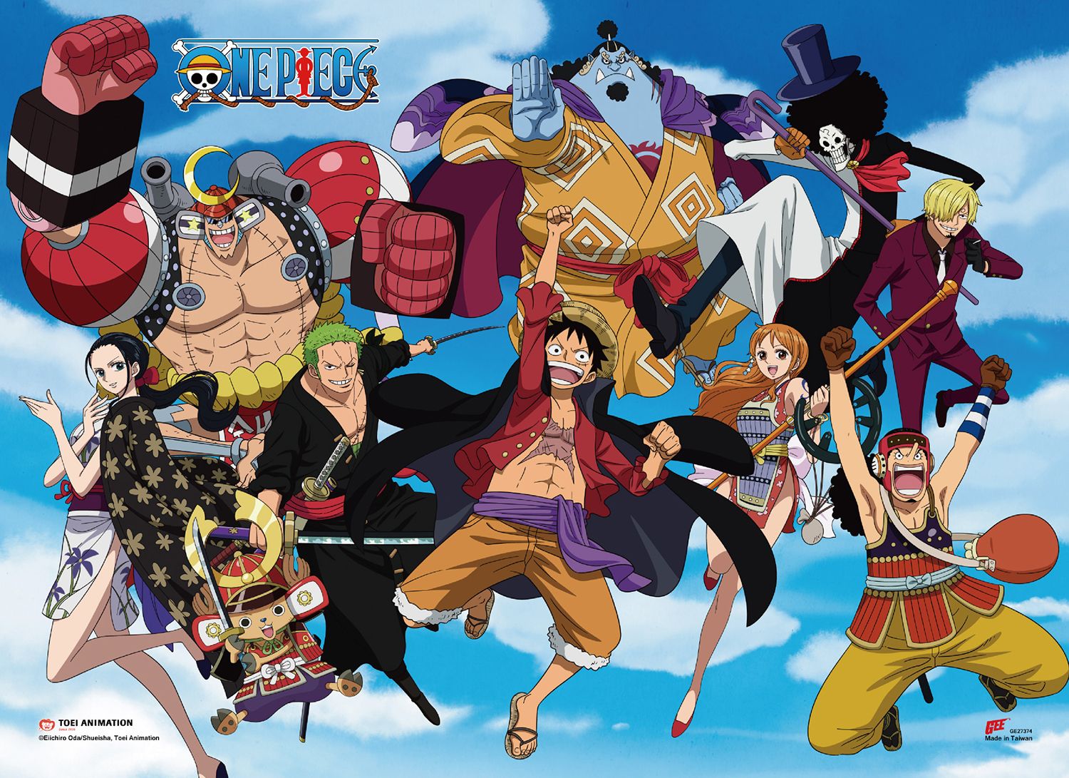 One Piece - Wano Country Group 07 Wall Scroll