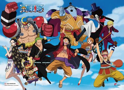 One Piece - Wano Country Group 07 Wall Scroll