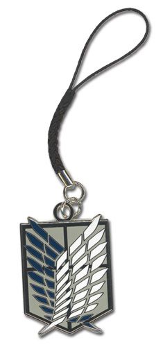Attack On Titan - Scouting Legion Emblem Cell Phone Charm