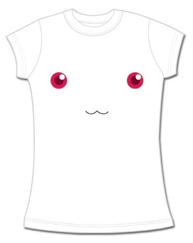 Madoka Magica Kyubey Face Jrs T-Shirt S Madoka Magica Kyubey Face Jrs T-Shirt S