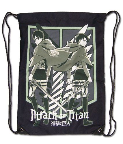 Attack On Titan - - Even & Levi Drawstring Bag