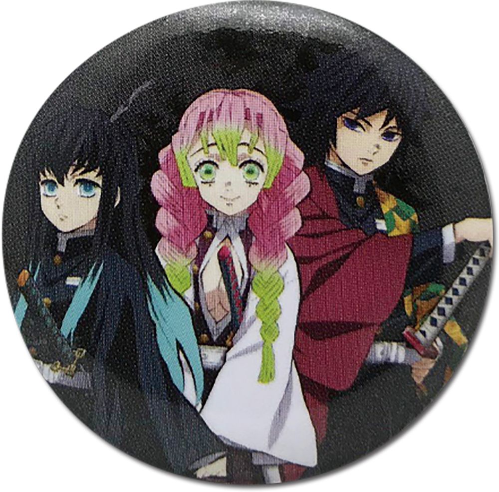 Demon Slayer - Giyu, Muichiro, Mitsuri Button 1.25''