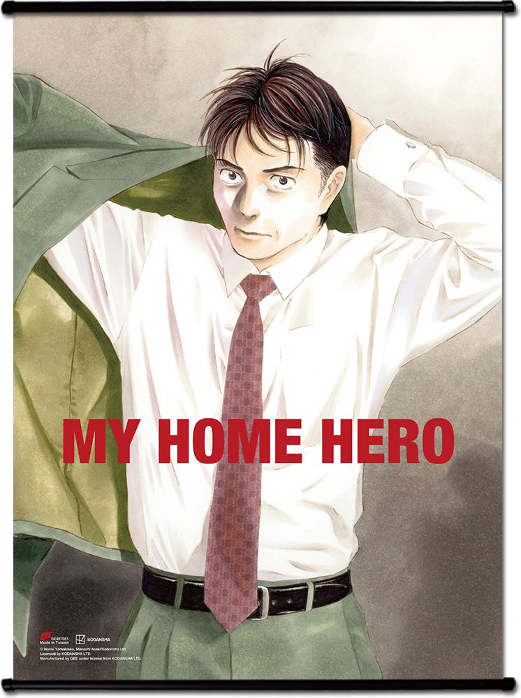 My Home Hero (Comic) - Tetsuo Tosu In A Suit Wallscroll