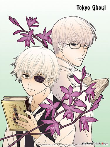 Tokyo Ghoul - Kaneki & Arima Fabric Poster Tokyo Ghoul - Kaneki & Arima Fabric Poster