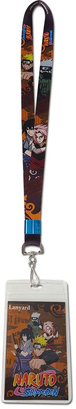 Naruto Shippuden - Character Group Forest Background Lanyard