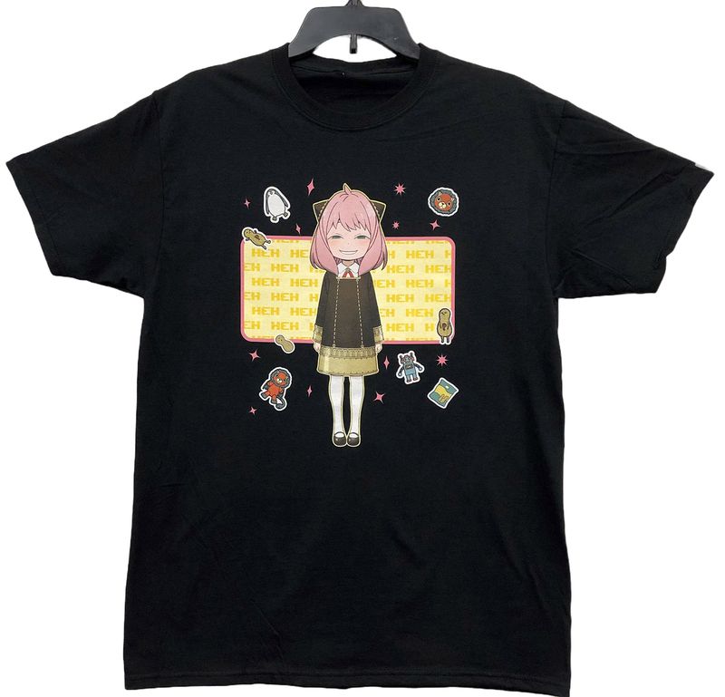 Spy X Family - Anya Face ''Heh'' With Icon T-Shirt Xl