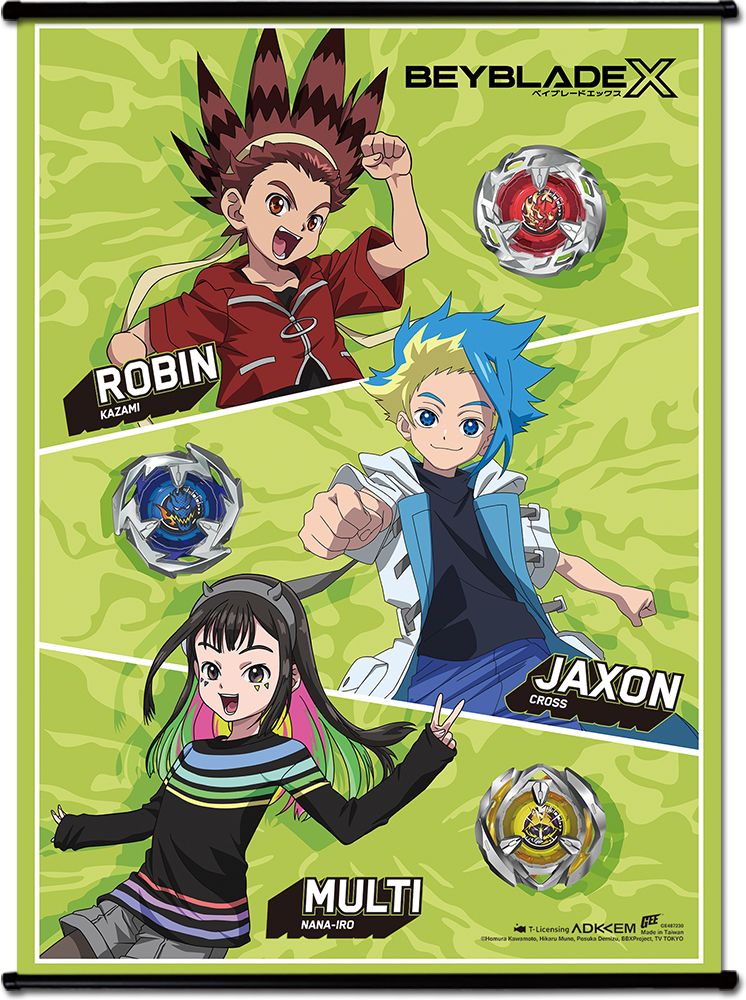 Beyblade X S1 - Group02 Wall Scroll
