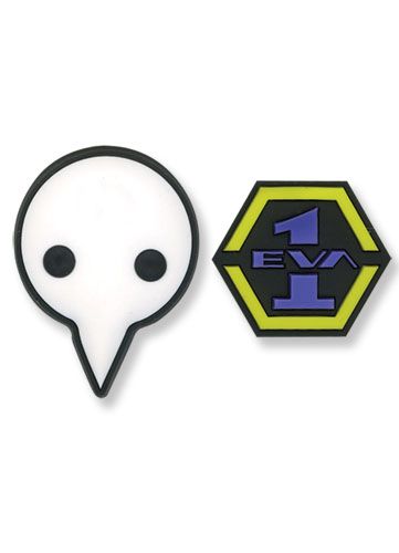 Evangelion Eva 1 & Logo Shito Angel Pvc Pin Set