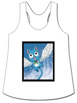 Fairy Tail - Flying Cat Tank Top Xl