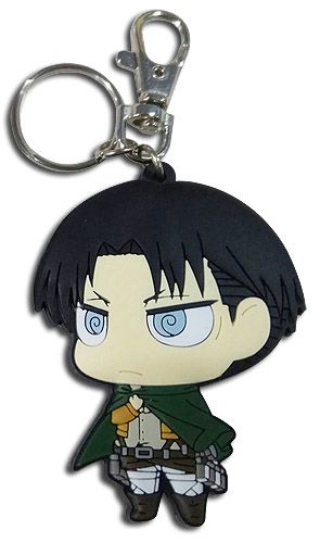 Attack On Titan - Sd Levi Dedicate Stance Pvc Keychain