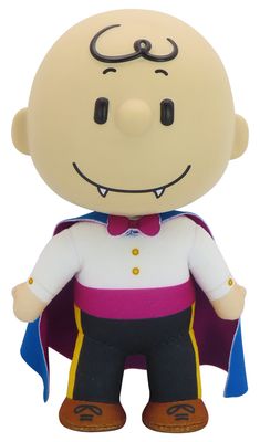 Peanuts - Charlie Brown Vampire Costume Figurekey Plush 8''
