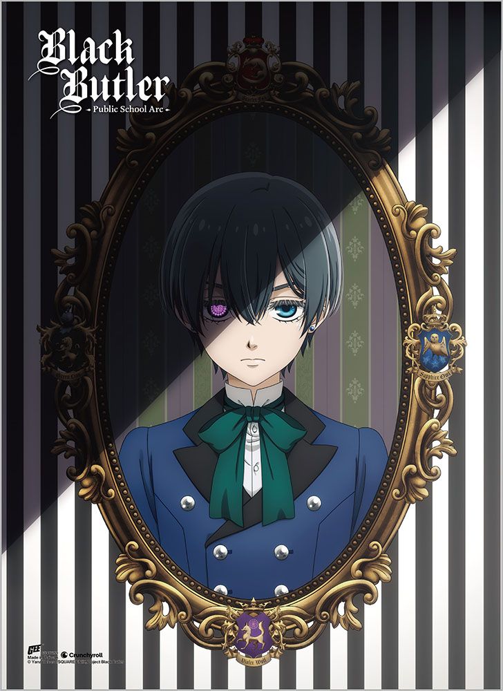 Black Butler S4 Public School Arc - Ciel Welcome Visual Wall Scroll