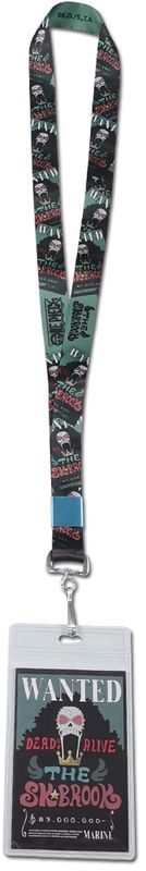 One Piece - Brook Wanted Poster Style #1 Lanyard