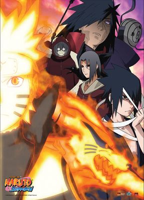 Naruto Shippuden - Naruto Foes Wallscroll