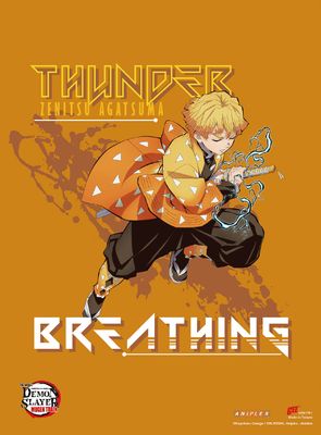 Demon Slayer The Movie - Zenitsu Thunder Breathing #01 Ss Wall Scroll