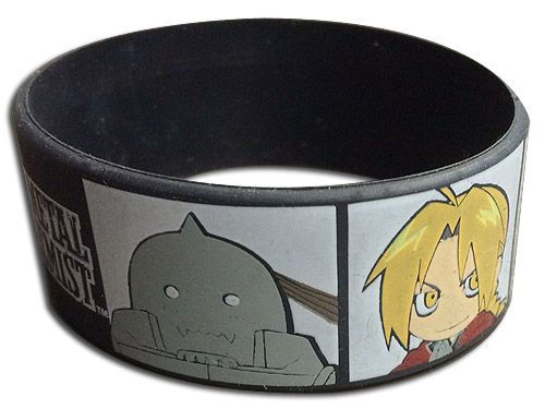 Fullmetal Alchemist - Sd Ed & Al Pvc Wristband