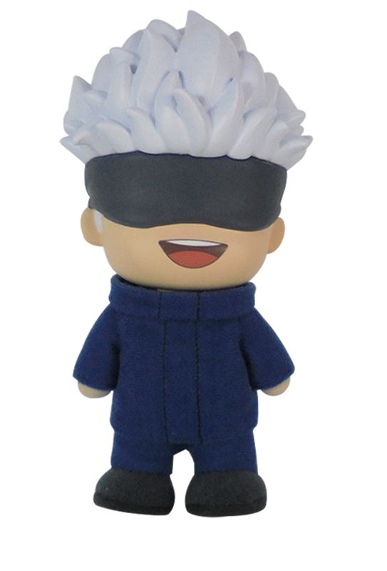 Jujutsu Kaisen - Gojo 3 Uniform Plastic Head Moveable Plush 4.5''