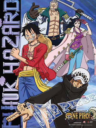 One Piece - Luffy, Law, Tashigi & Smoker Wall Scroll