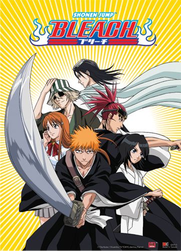 Bleach Ichigo Team With Byakuya & Renji Wall Scroll