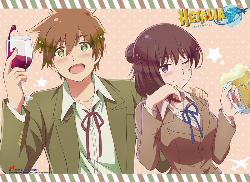 Hetalia Season 7 - Czech Republic & Slovakia Group01 Wall Scroll