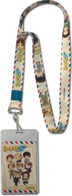Hetalia World Star S7 - Sd Character Group 02 Lanyard