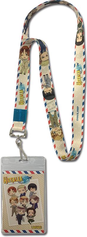 Hetalia World Star S7 - Sd Character Group 02 Lanyard