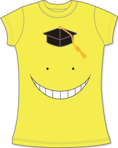 Assassination Classroom - Koro Sensei Face Jrs. Screen Print T-Shirt M