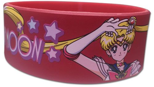 Sailor Moon - Chibi Moon And Sailor Moon Pvc Wristband