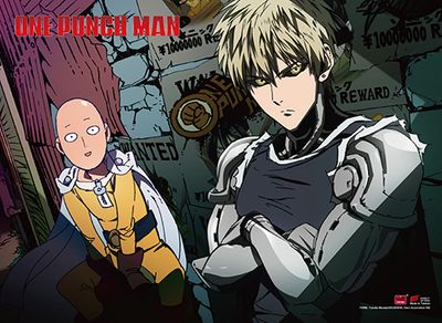 One Punch Man - Saitama & Genos Wall Scroll