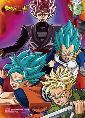 Dragon Ball Super - Future Trunks Group 01 Wall Scroll