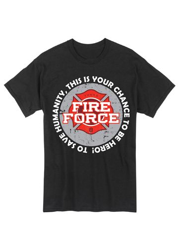 Fire Force - Logo Men'S T-Shirt Xl