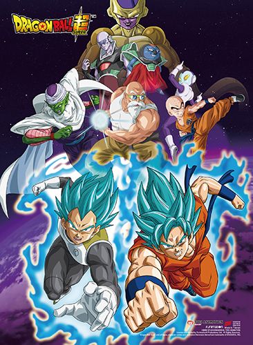 Dragon Ball Super - Resurrection F Group 01 High-End Wallscroll Dragon Ball Super - Resurrection F Group 01 High-End Wallscroll