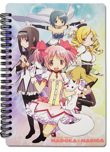 Madoka Magica Key Art Notebook