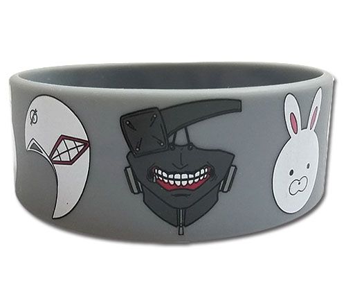 Tokyo Ghoul - Ghoul Masks Pvc Wristband