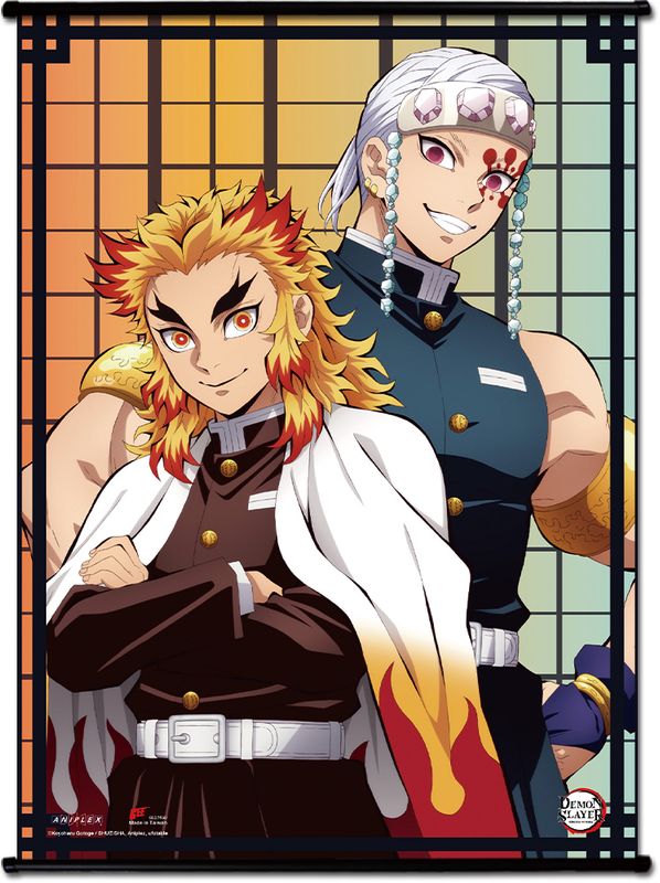 Demon Slayer - Entertainment Distrcit Arc Kyojuro Tengen Uzui Wall Scroll