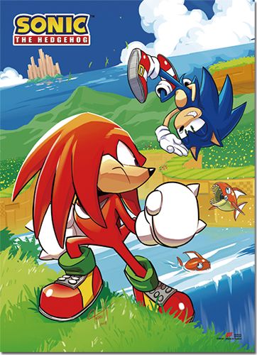 Sonic The Hedgehog - Comic Cover Art 02 Wall Scroll