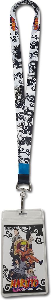 Naruto - Character Group Cloud Pattern Lanyard
