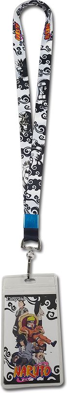 Naruto - Character Group Cloud Pattern Lanyard
