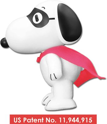 Peanuts - Snoopy Masked Superman Figurekey Plush 4.5'H