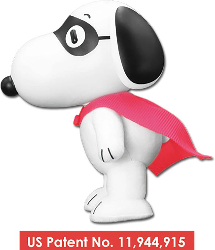 Peanuts - Snoopy Masked Superman Figurekey Plush 4.5'H